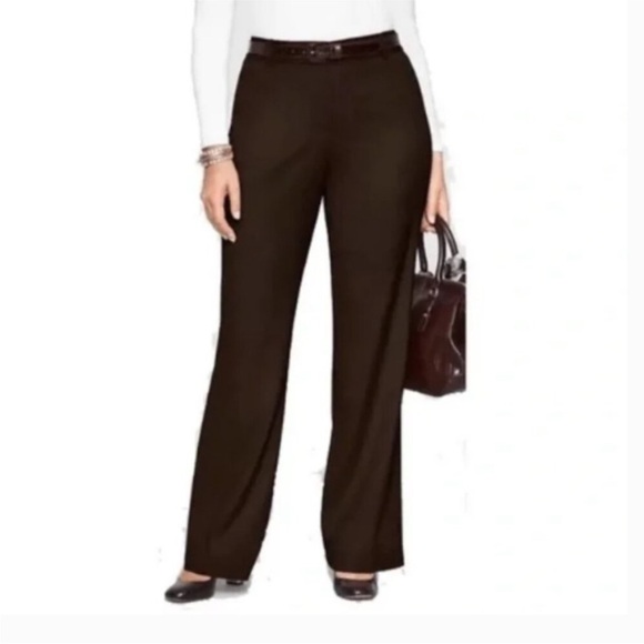 Talbots Heritage Black Straight Leg Pants Sz 10 - Picture 1 of 5